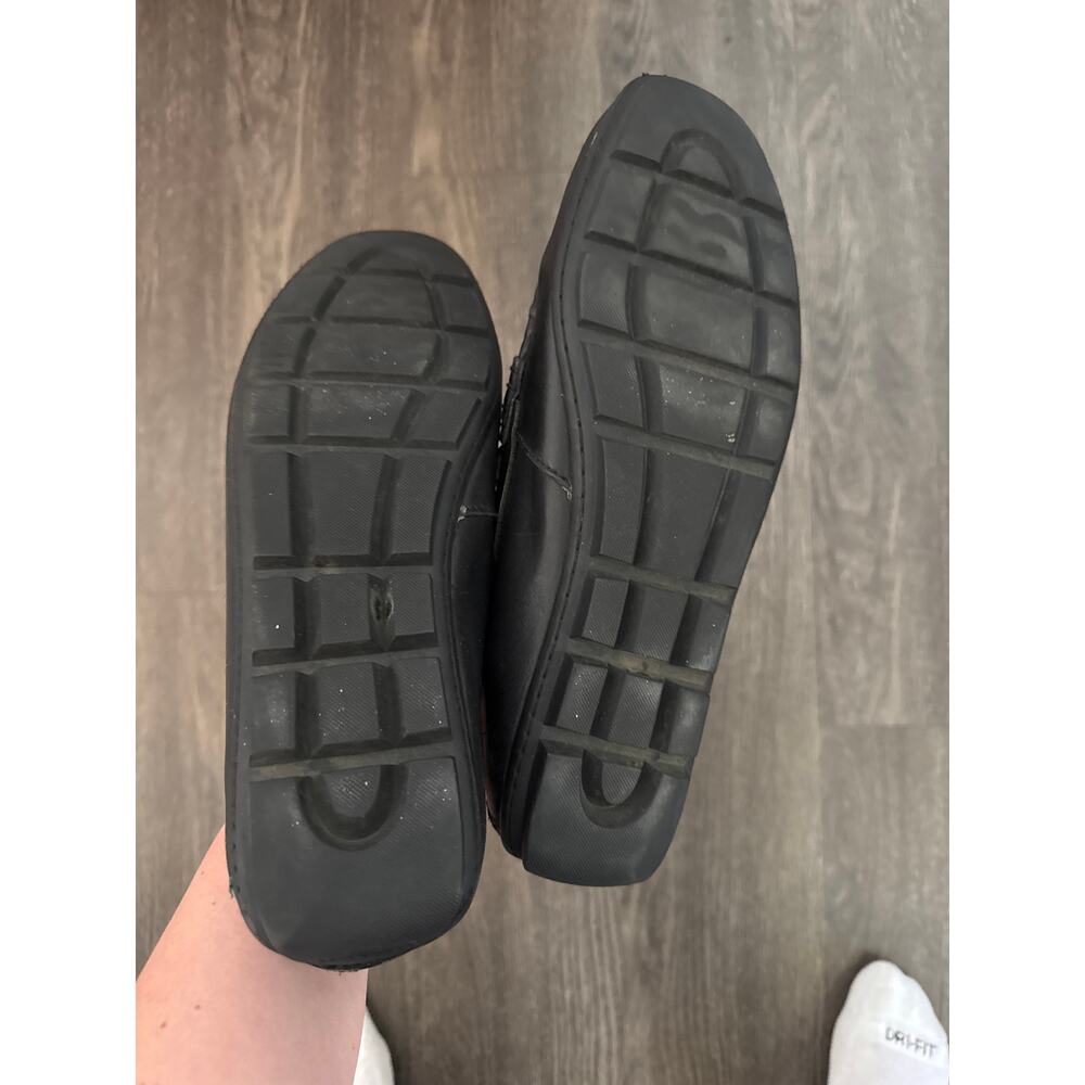 Men's Coach Reagan 100% Leather Penny Driving Loafers size 11 in Black - Picture 3 of 6